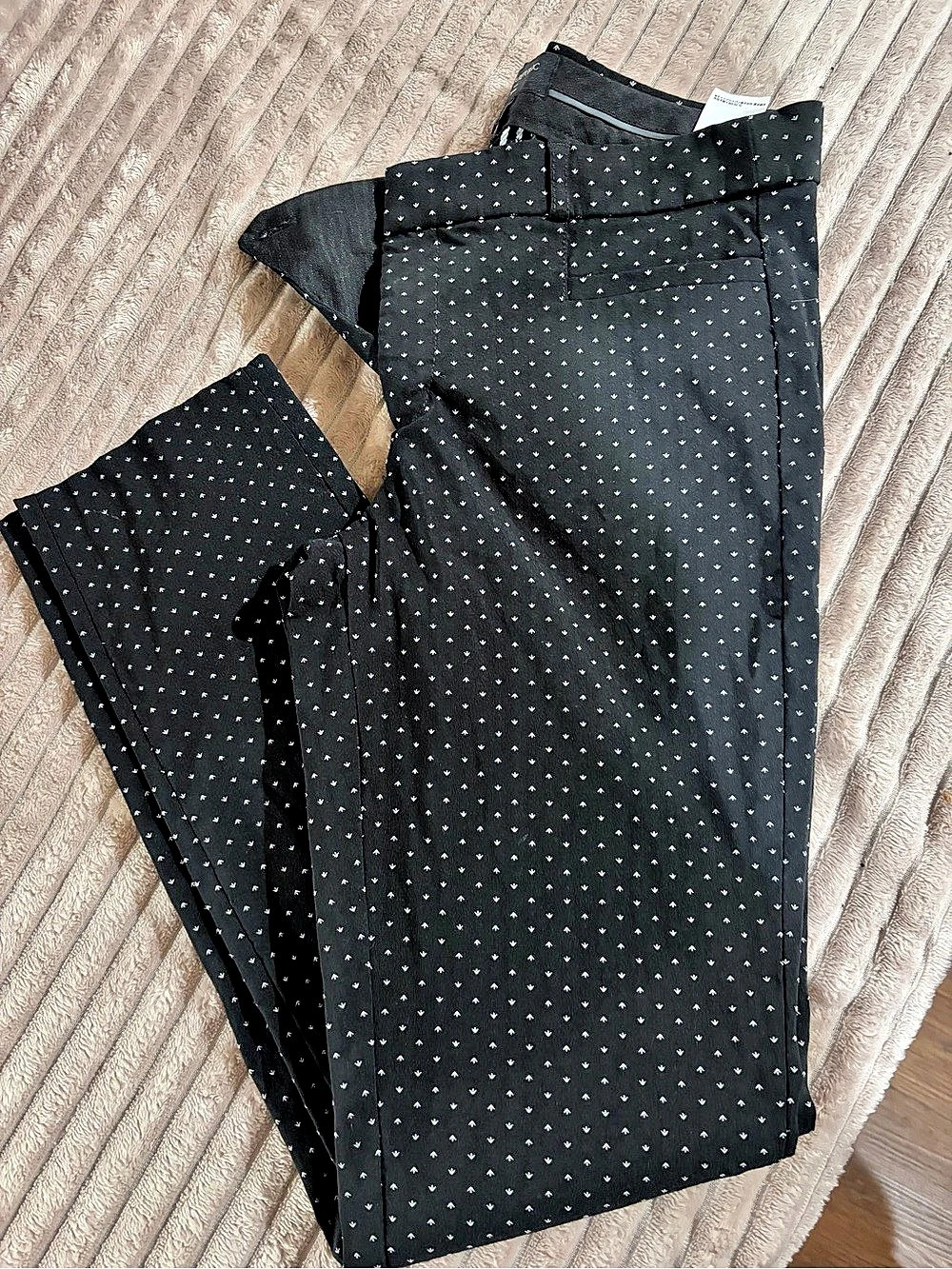 Banana Republic Sloan Fit Ankle Pants Black & White Size 4